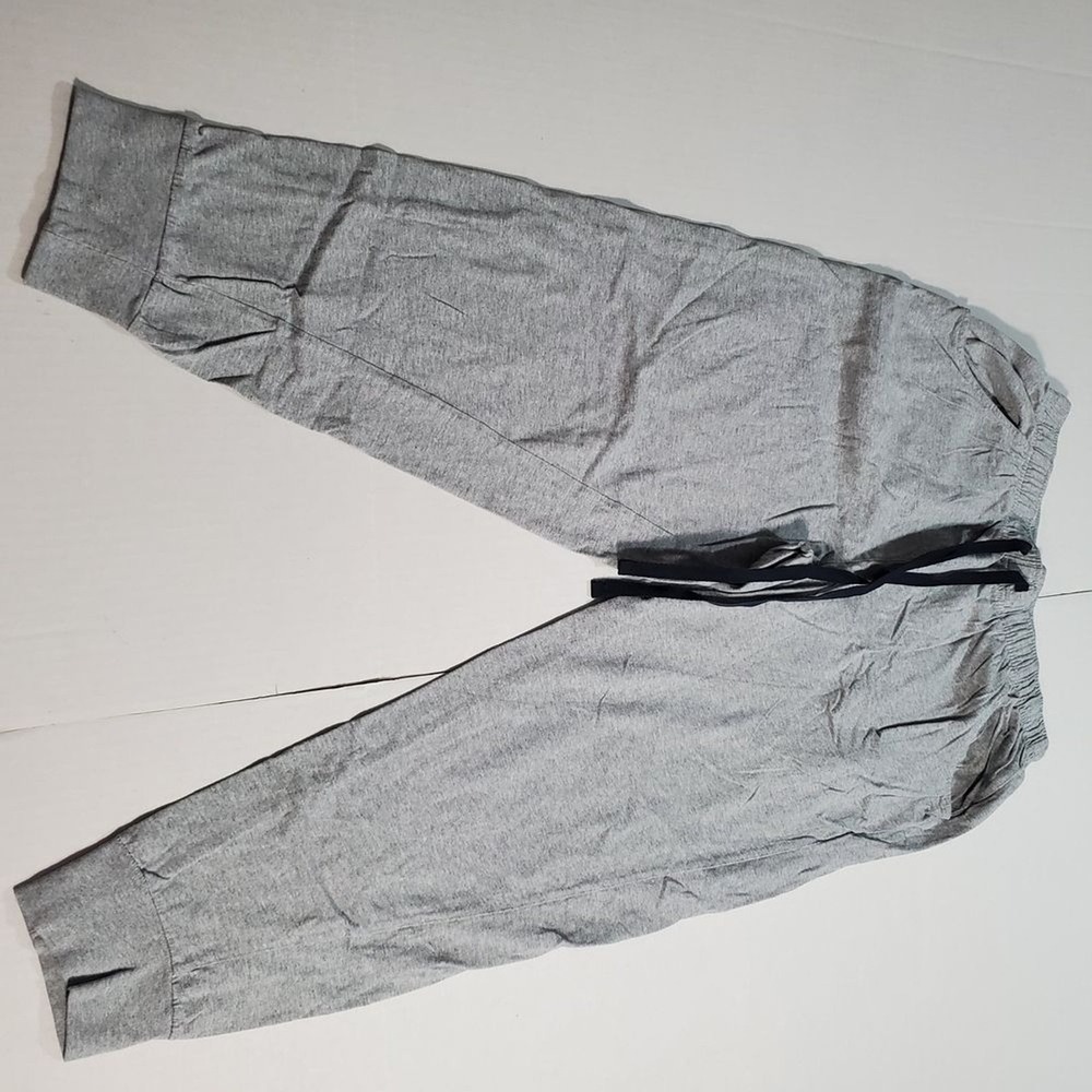 PAJAMAGRAM. Men pajama set, ringer tee with gray jogger pant pj-men. SKU# A-98 - Picture 14 of 16